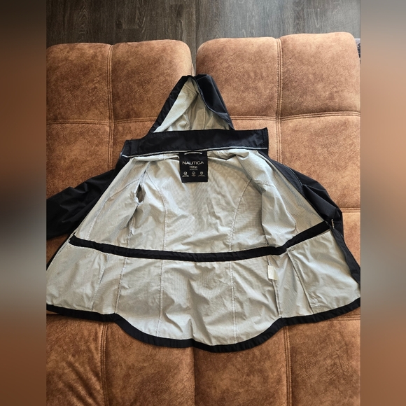 Nautica Womens Water Resistant Wind Breaker Rain Coat - Picture 6 of 6